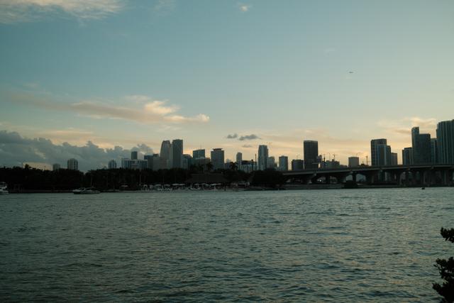 Urban Sunset Silhouette